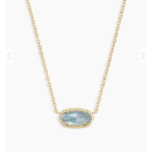 Kendra Scott Light Blue Pendent Necklace